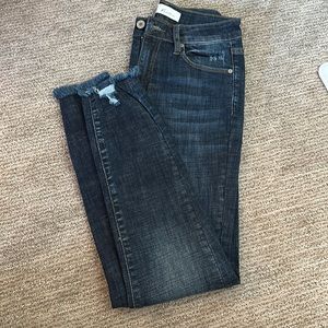 Dark wash jeans, skinny, size 26, like new only worn once